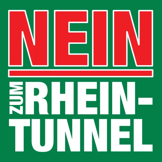 Nein zum Rheintunnel