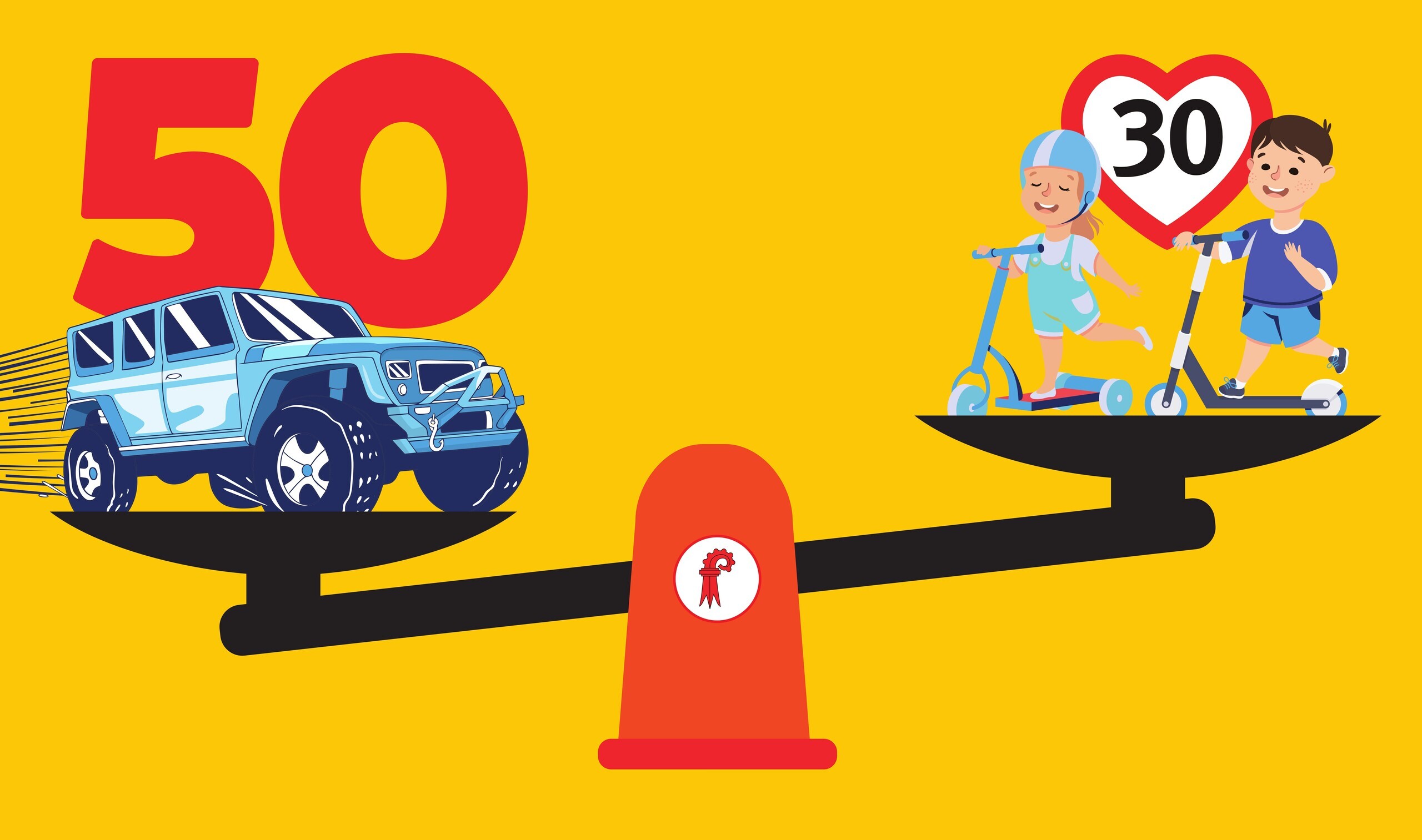 F4 DEF Plakat Tempo30 Banner