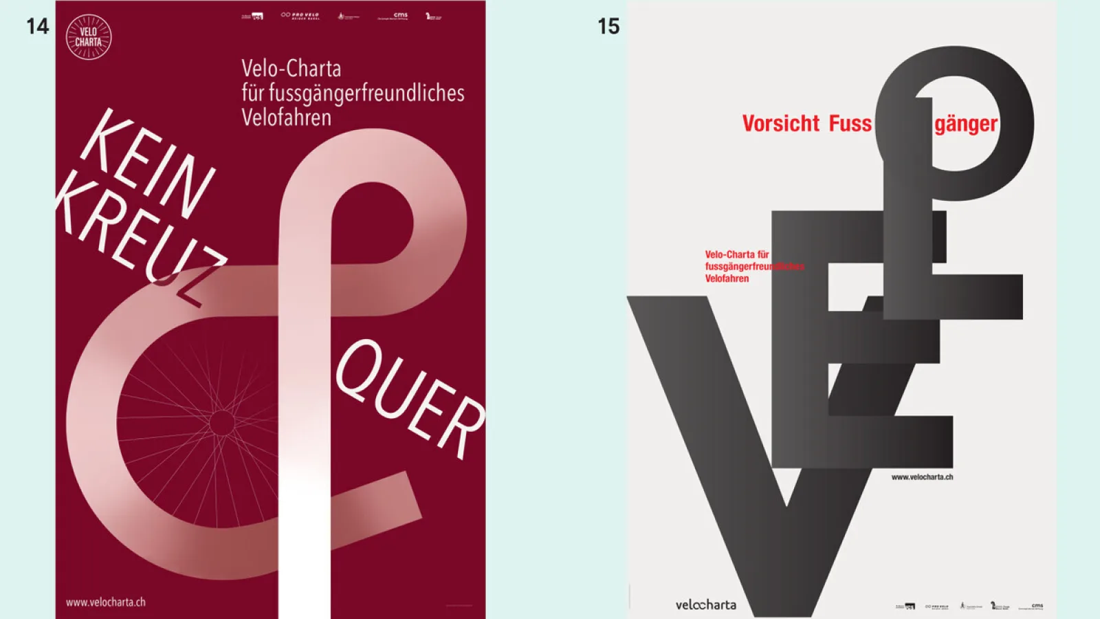 Plakate Velo-Charta