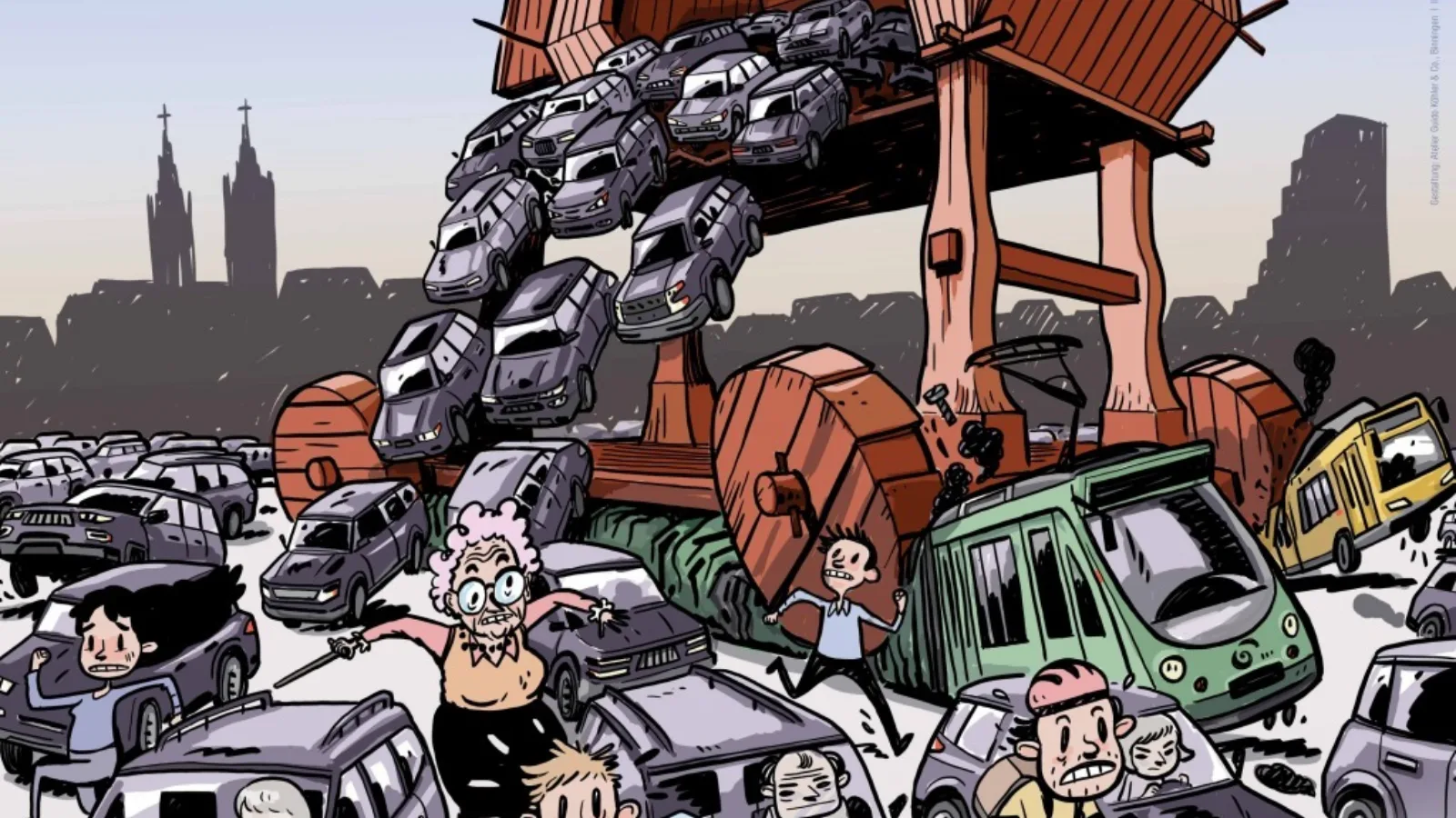 2x Nein Auto Initiativen Zaemme klein