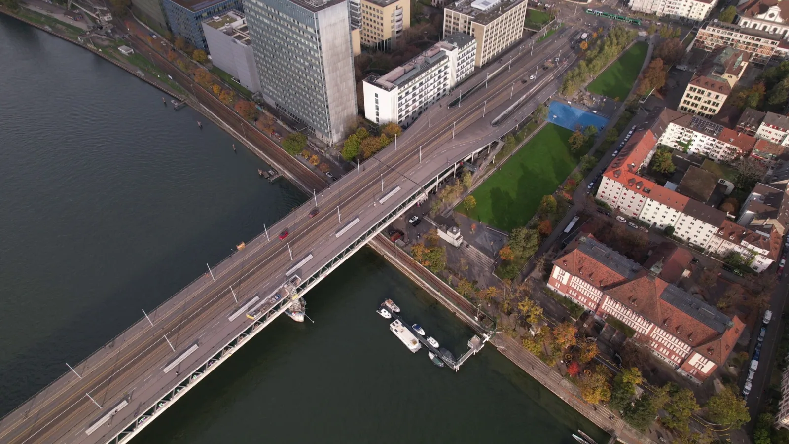 Drohnenaufnahme Dreirosenanlage 2