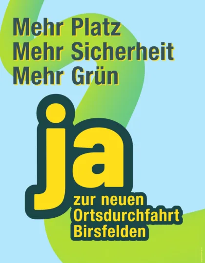 Plakat Ja zur NOB Ausschnitt