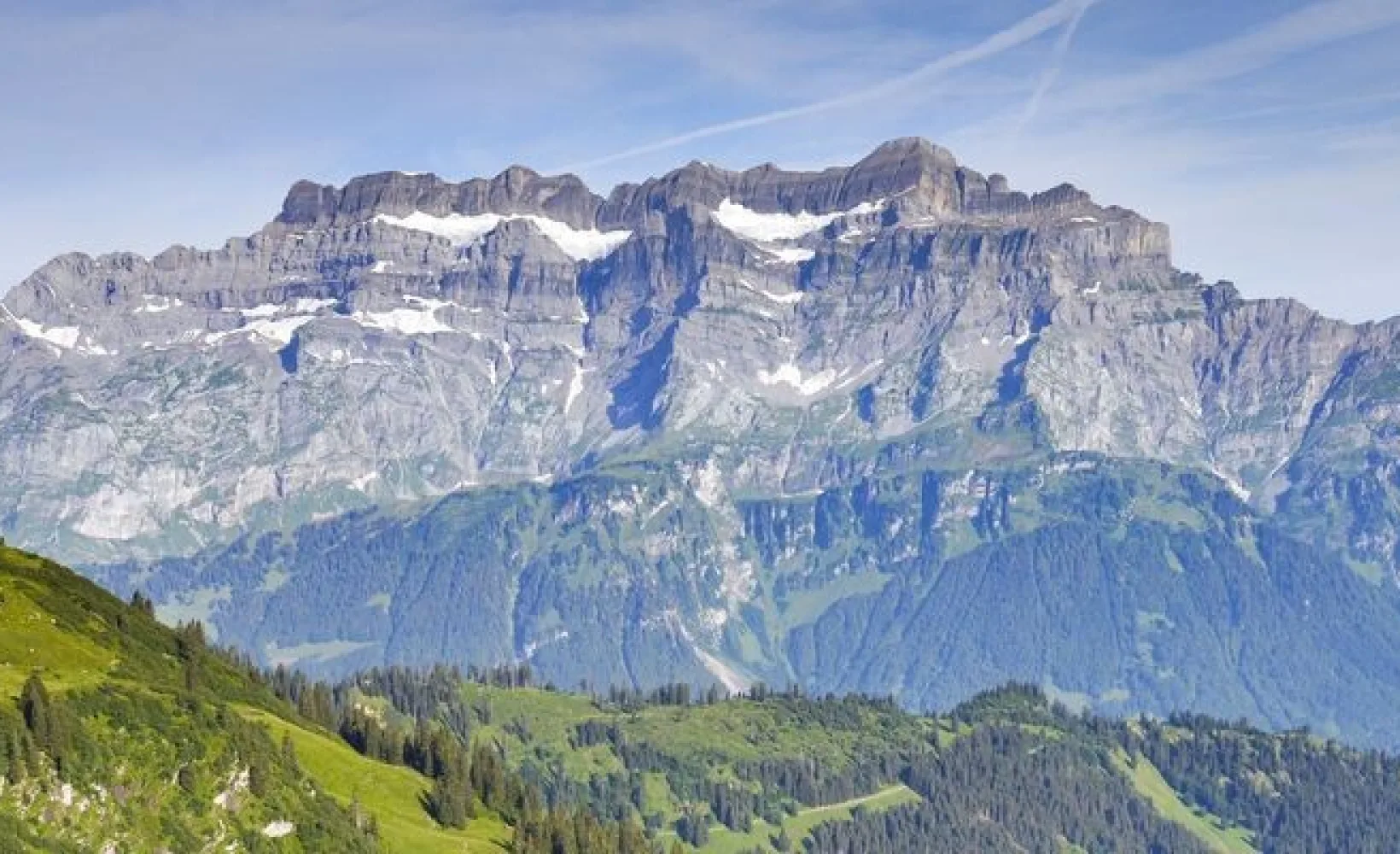 Sicht auf die Glarner Alpen