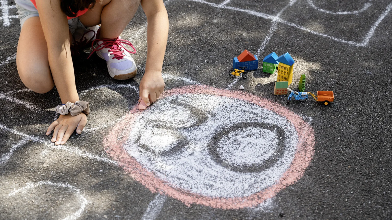 Kinderzeichnung Tempo 30 Klimaschutz