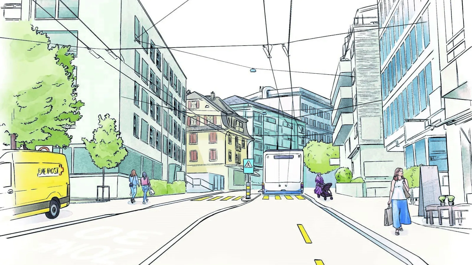 Illustration der Gerliswilstrasse