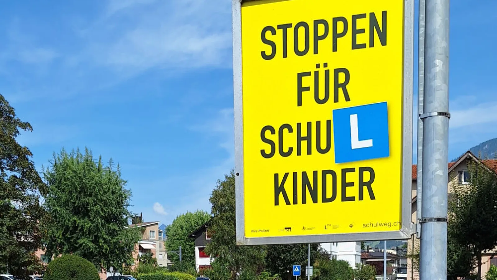 Kampagne "Stoppen für Schulkinder", Stans