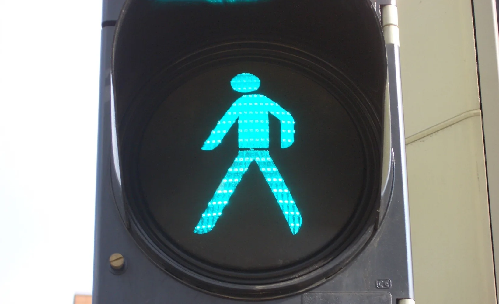 Grüne Fussgängerampel