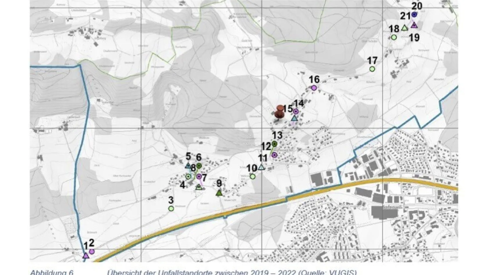 2026 2 2 Unfallstatistik entlang Schulweg in Walterswil