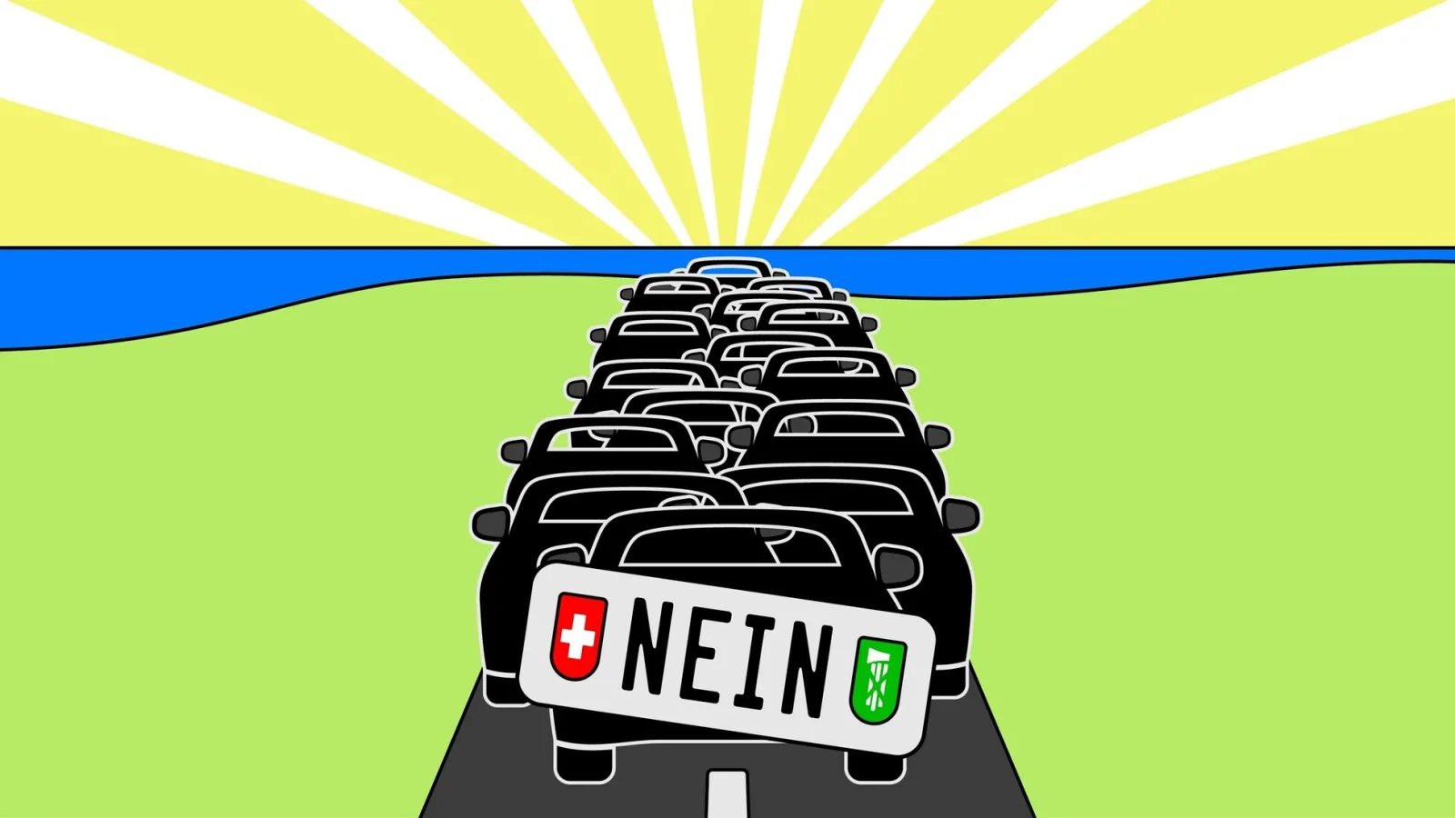 Illustration Megastrasse