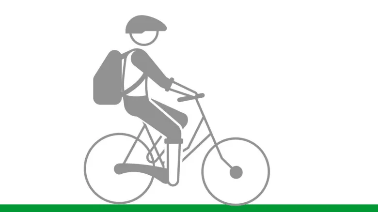 Illustration Velofahrer