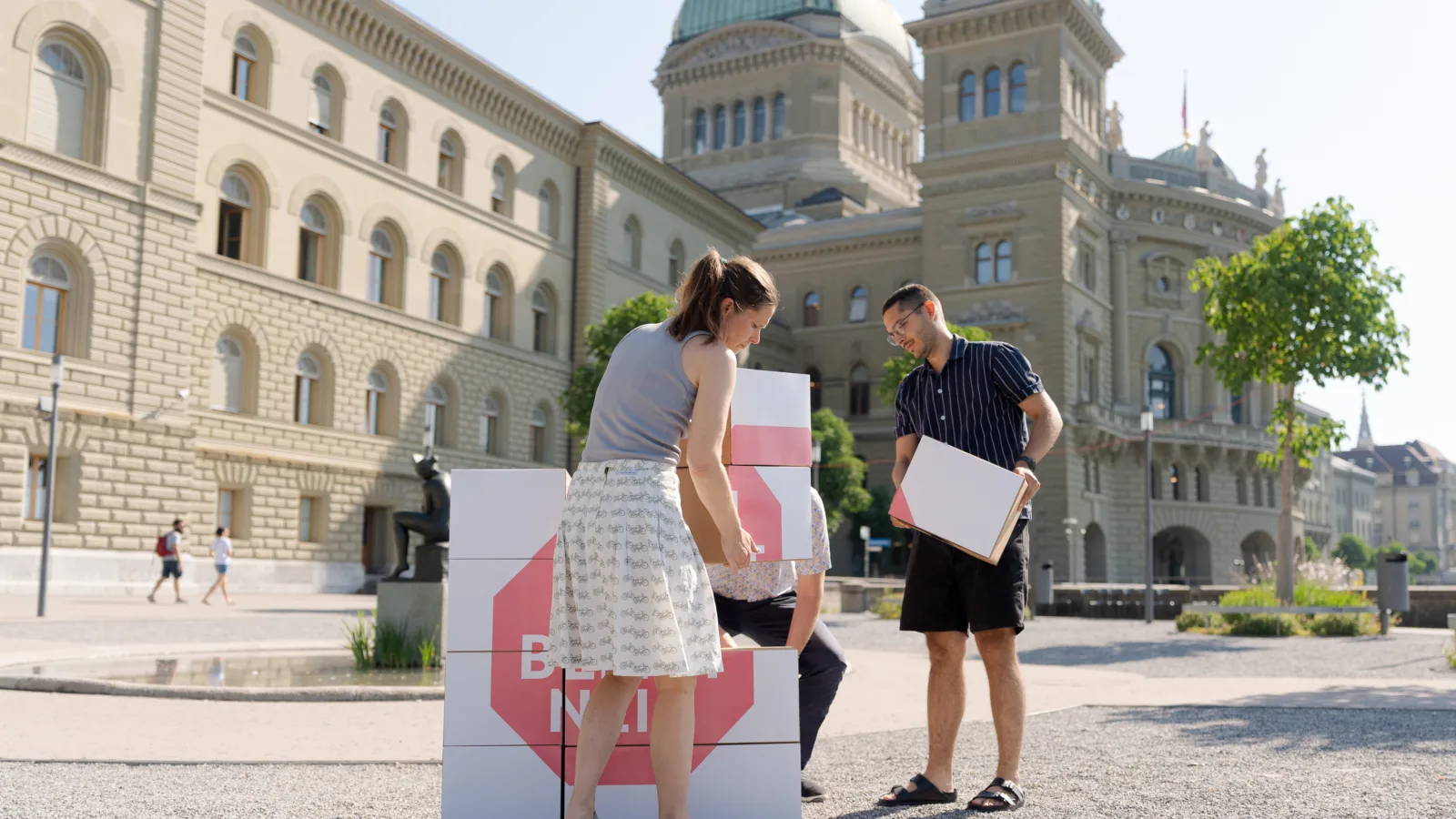 Appell Nein bleibt Nein Einreichung Aufbau