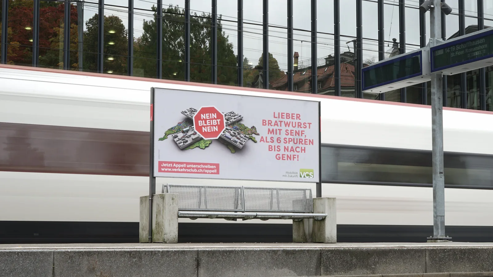 St. Gallen Nein bleibt Nein Autobahn