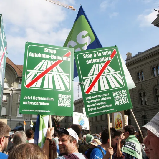 Nein zum Autobahn-Ausbau, Klimademo 2023