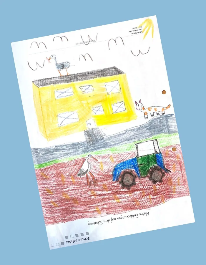 Sirina Graber Malwettbewerb walk to school