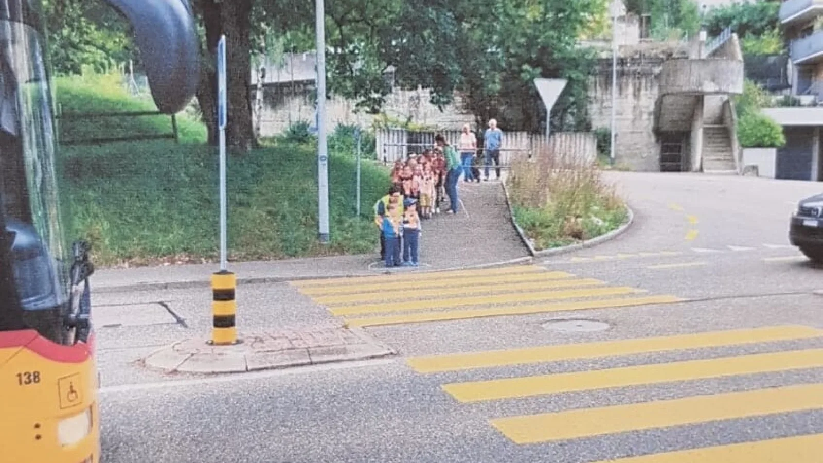 Schulwege ablaufen und ueben