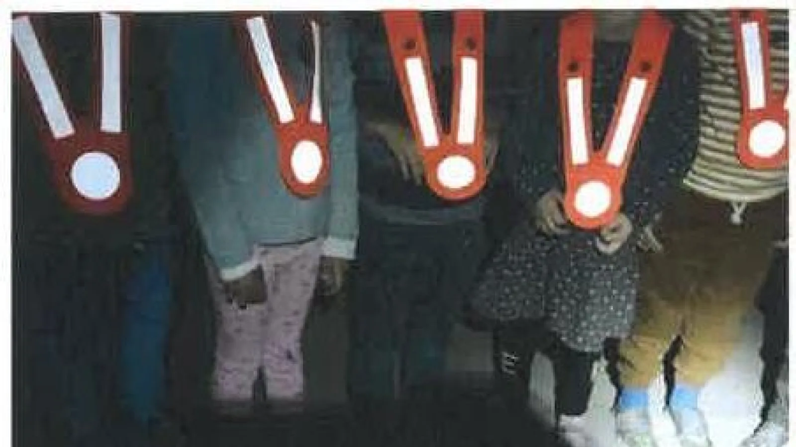 Walk to school Schulweg Reflektoren