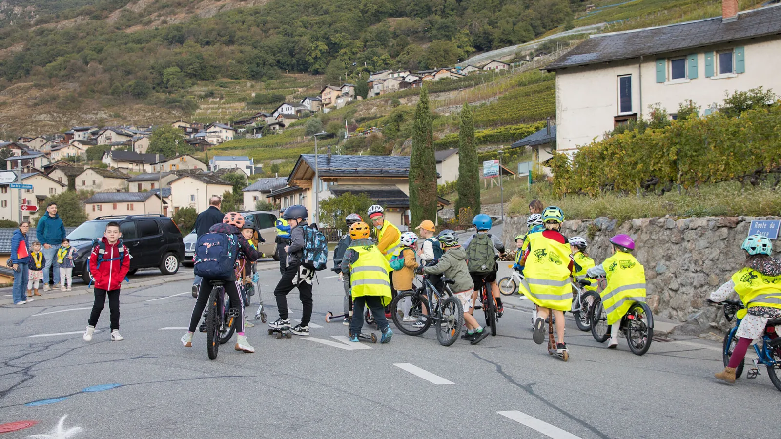 Internationaler Tag zu Fuss zur Schule