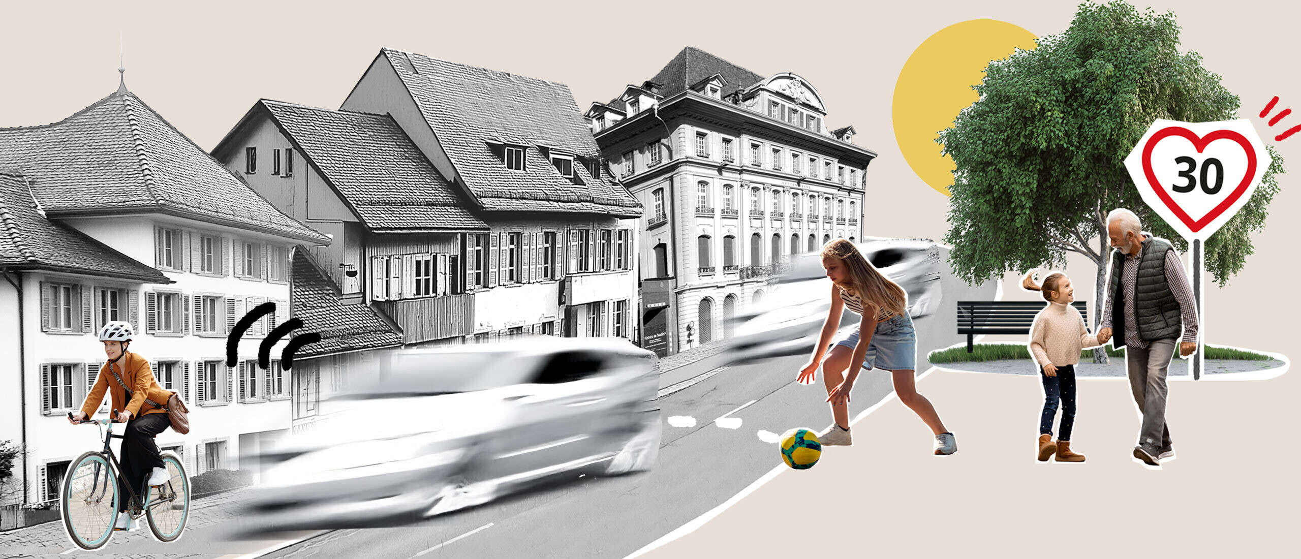 Tempo 30 in Gefahr: Jetzt Petition unterschreiben!