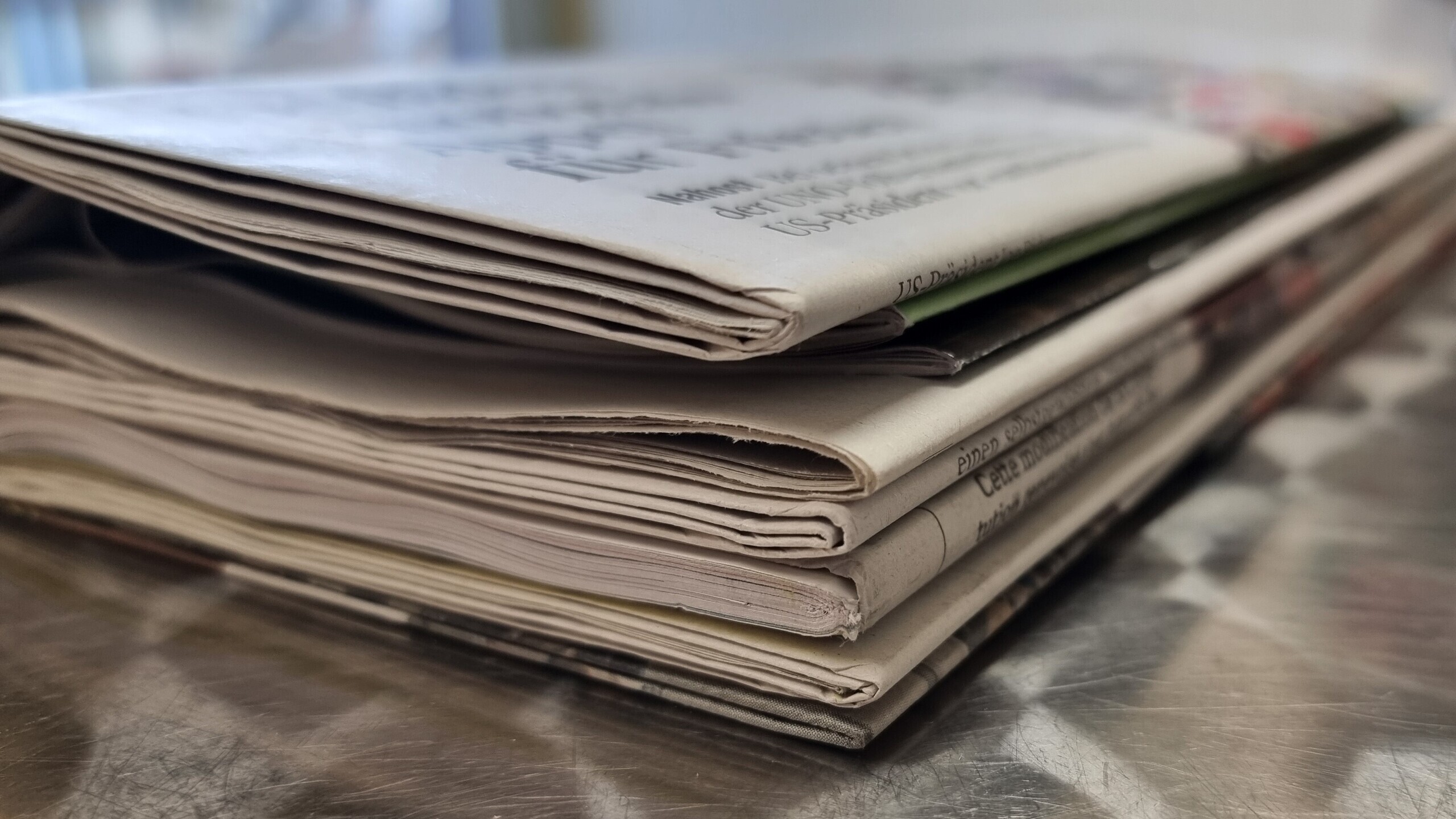 Zeitungsstapel
