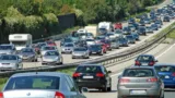 Stau auf der Autobahn
