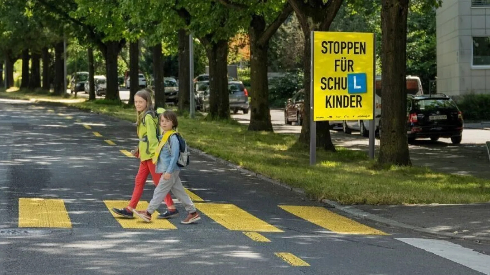 Nationale Kampagne Stoppen für Schulkinder