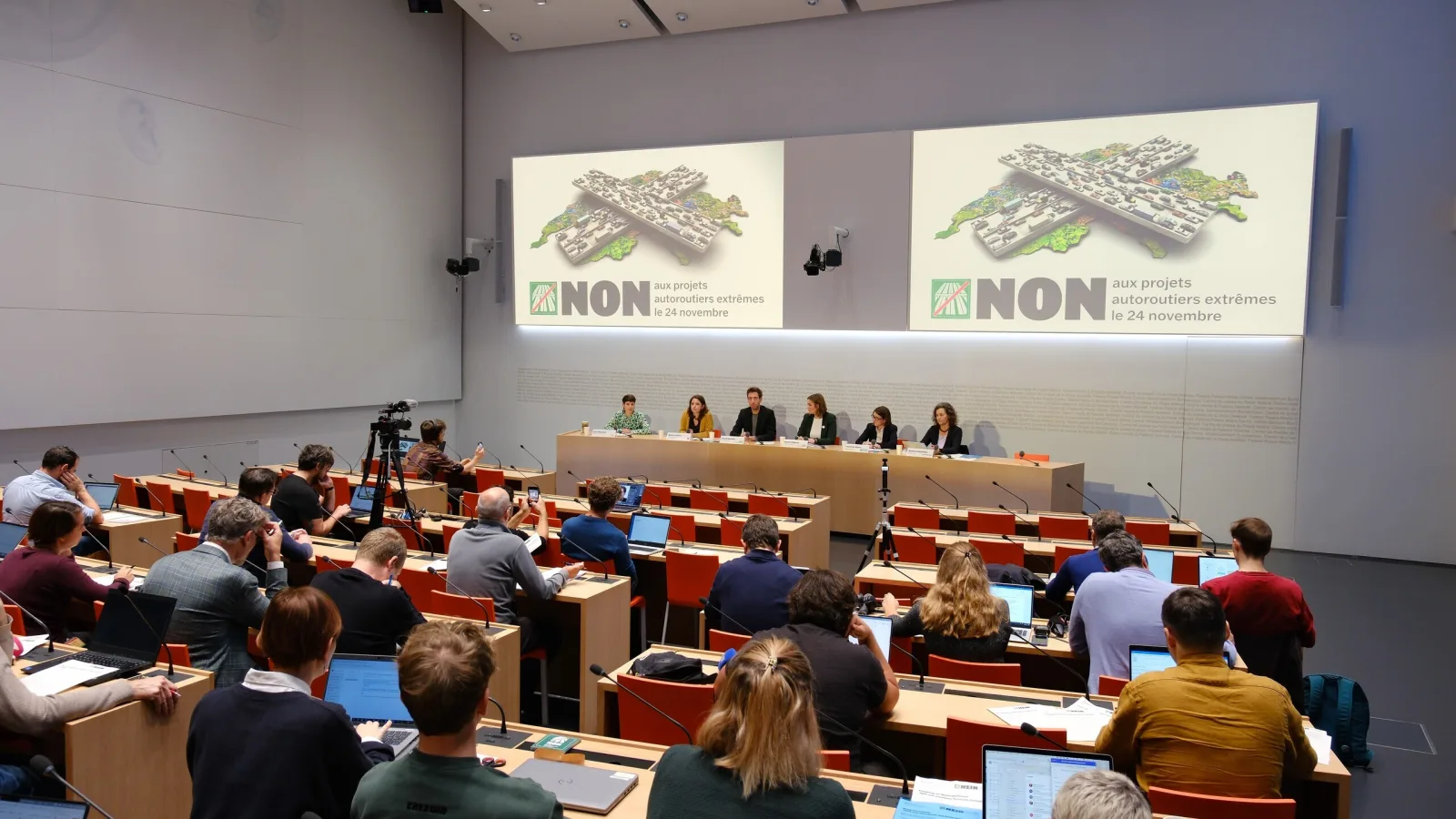 Medienkonferenz Nein zum Autobahn-Ausbau