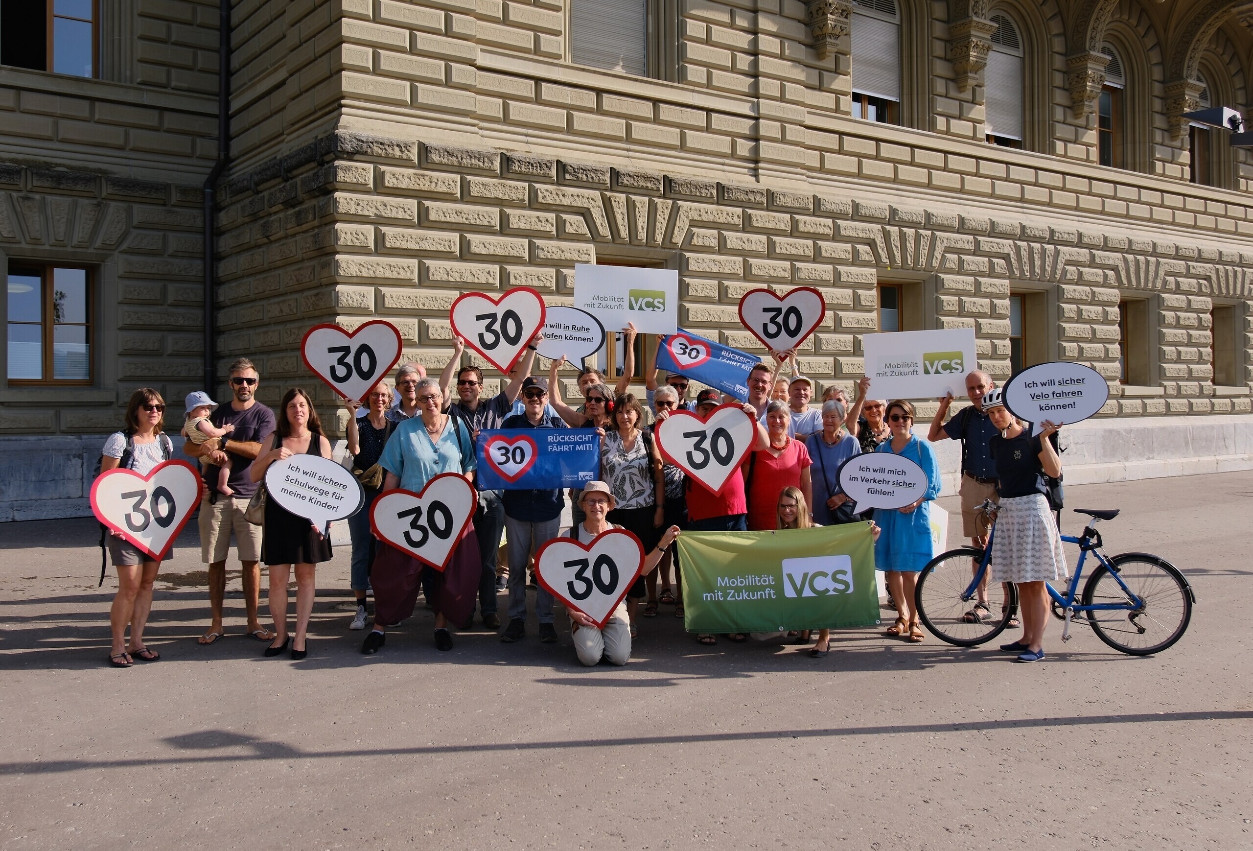 Übergabe Petition «Tempo 30» - de