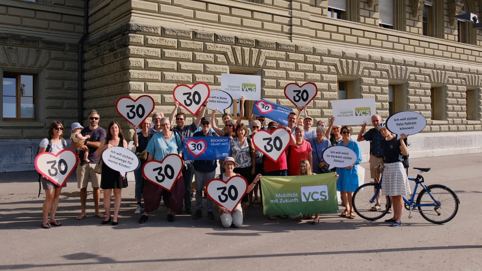 Übergabe Petition «Tempo 30» - de