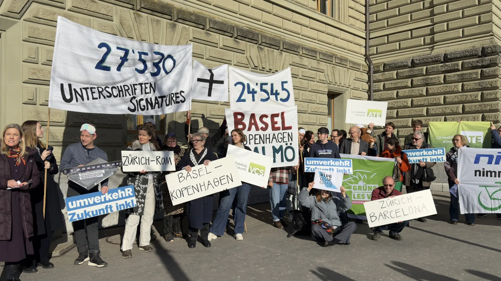 Einreichung Petition Nachtzug Basel-Kopenhagen-Malmö