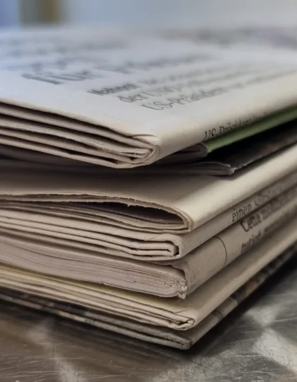 Zeitungsstapel