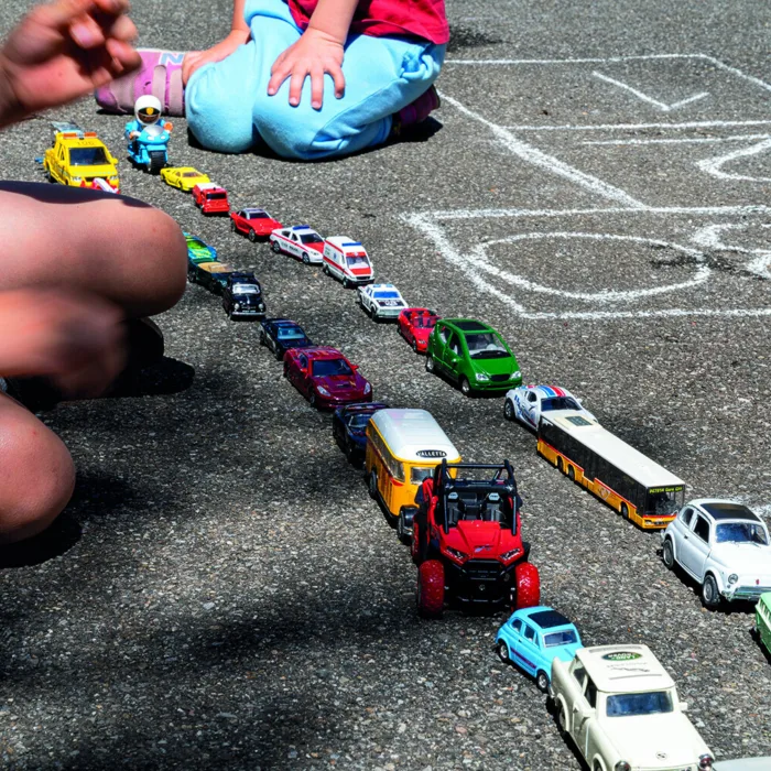 Kinder Spielzeugautos Klimaschutz