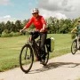 E-Bike-Fahrer Natur