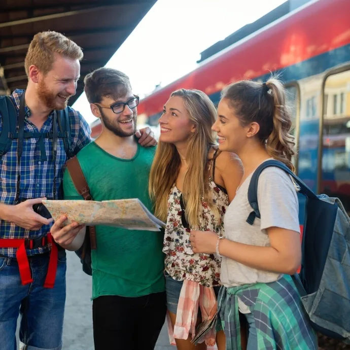 Zugreise Freunde Versicherung