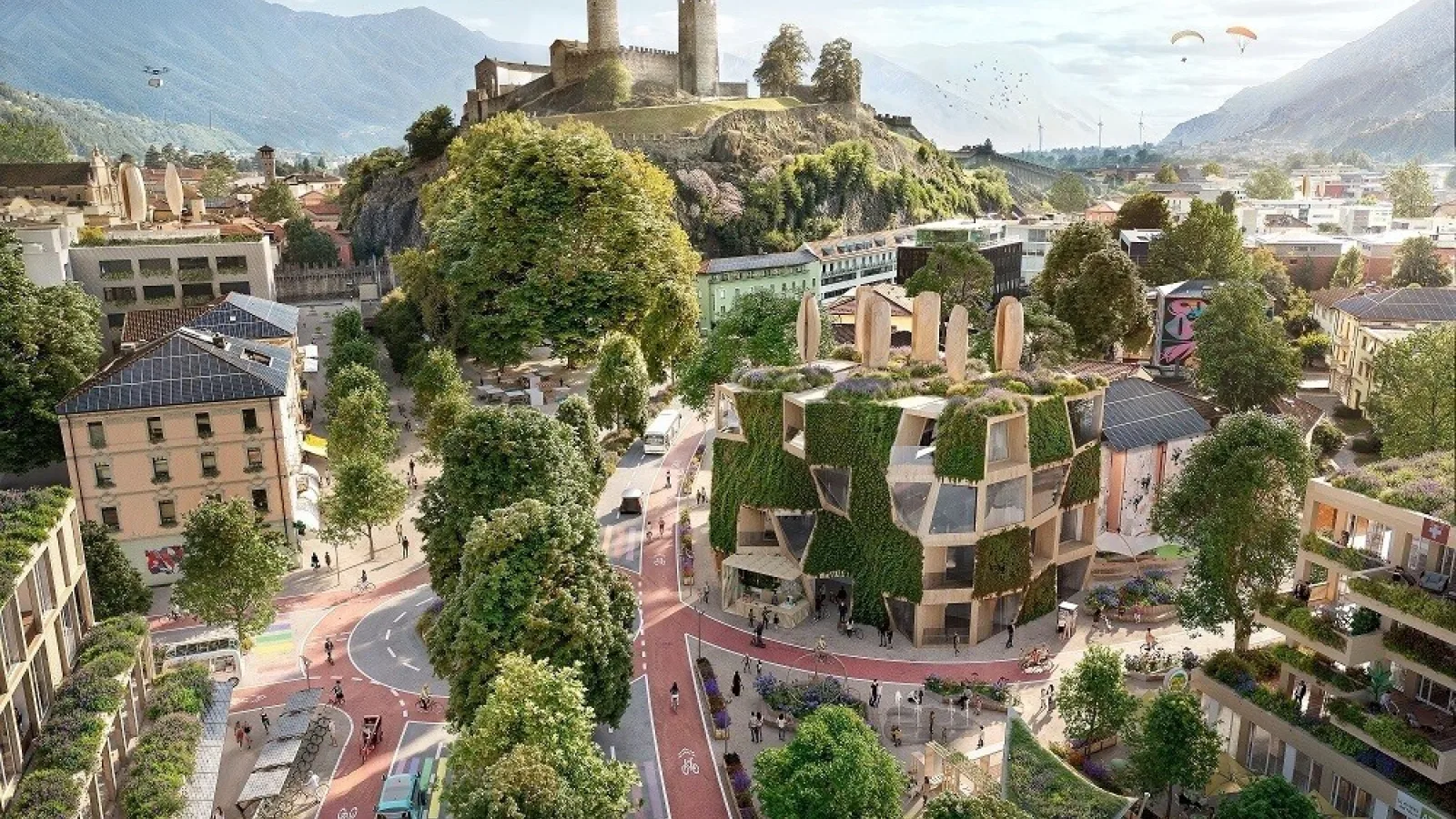 Bellinzona Tessin Lebensräume 2045 Realutopien VCS